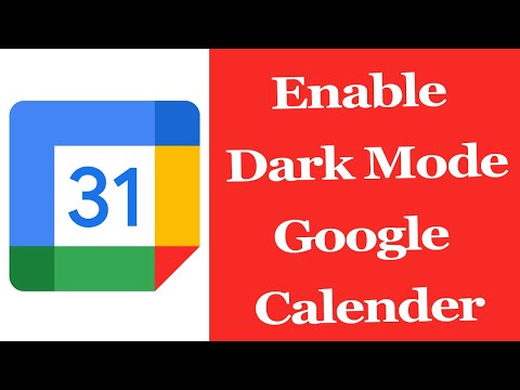 How to enable dark mode in Google Calender app on android? | Turn on dark theme Google Calender app