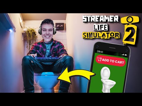 POZNATI STREAMER ZARADIO ZA WC ŠKOLJKU! / Streamer Life Simulator 2 #2