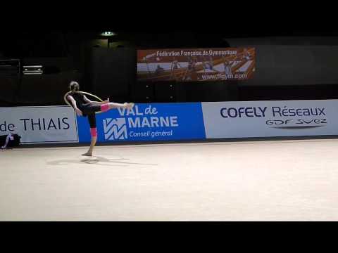 Arina CHAROPA Cerceau Grand Prix de Thiais 2014 entraînement