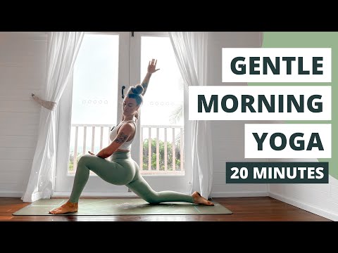 20-minute GENTLE MORNING YOGA for a beautiful day.. Ashley Freeman