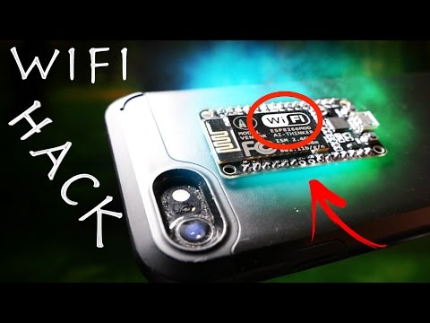 Illegal $8 Wifi Jammer Hack! - Simple Smartphone Spy Gadget!?!?
