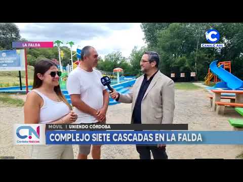 Uniendo Córdoba desde el Complejo Siete Cascadas en La Falda
