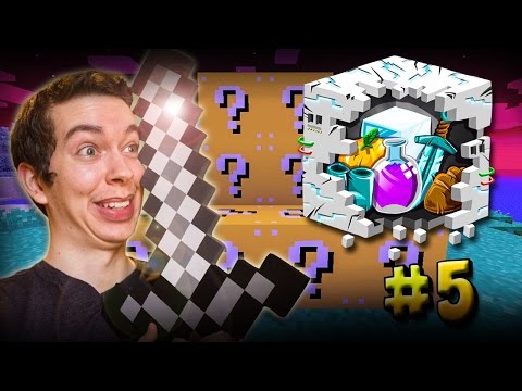 "LUCKY SWORD HUNT" Cube Evolution! [Ep. 5]  (Modded Minecraft)