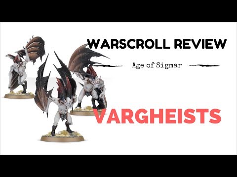 Age of Sigmar Vargheists Warscroll Review
