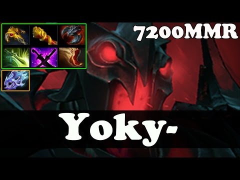 Dota 2 - Yoky- 8000 MMR Plays Shadow Fiend vol 4 - Ranked Match Gameplay