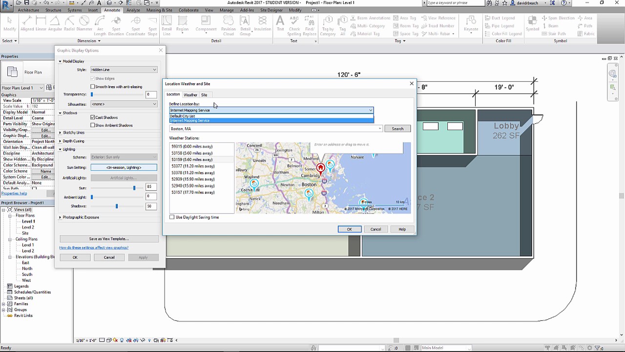 Revit Schematic Plan Graphics