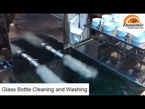 Glass Bottles Washing