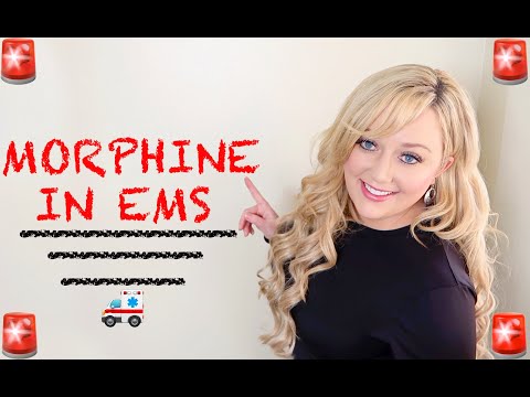 EMT/Paramedic Medication Notecards || Morphine Sulfate