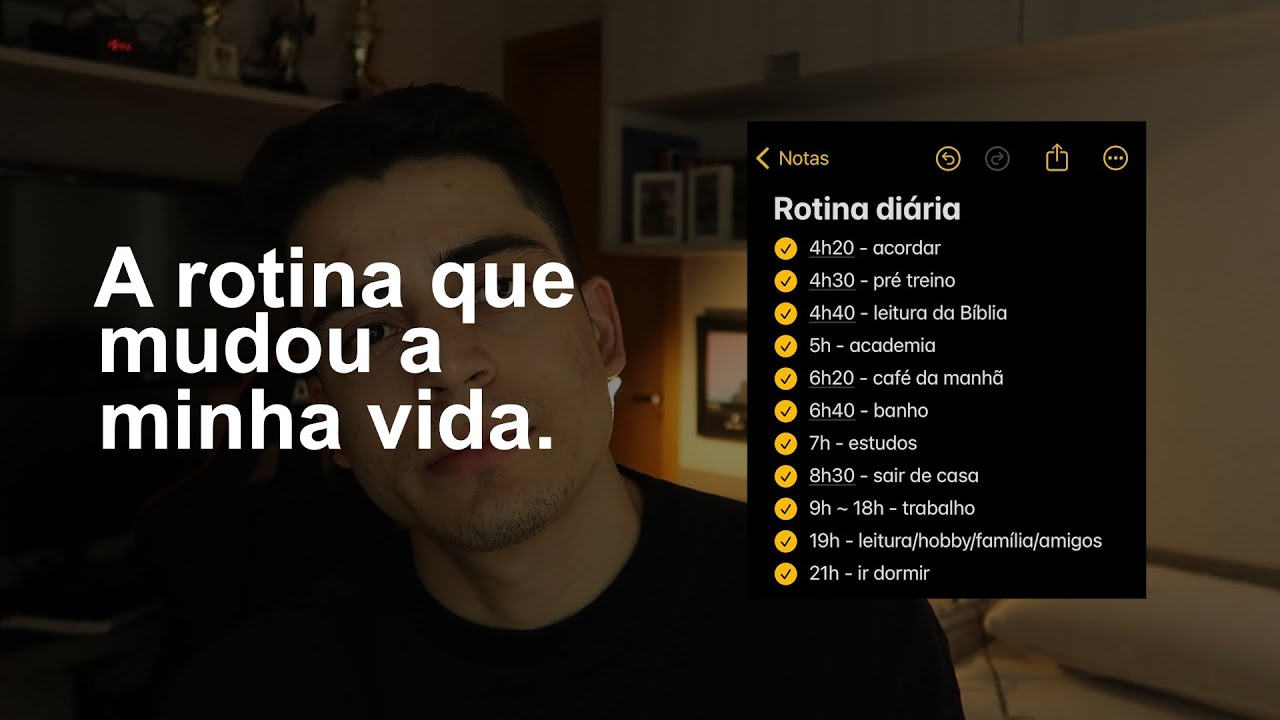 A rotina diária que mudou a minha vida | 4 AM treino, estudos, trabalho...