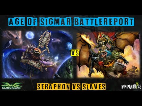 Age of Sigmar Battle Report: Seraphon vs Slaves to Darkness