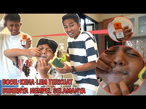 YES, I'M SORRY, THERE'S A GLUE ON MY LIPS THAT I CAN'T OPEN??😱 Arik Panik | Mikael TubeHD