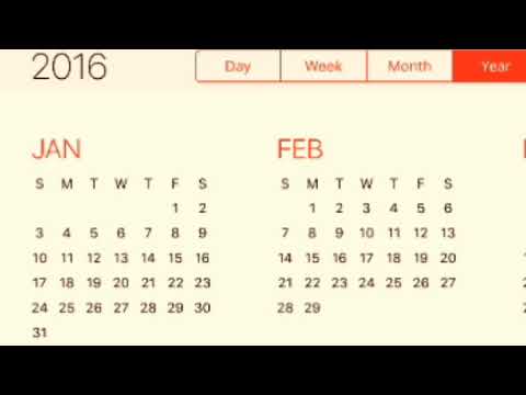 2016 Calendar