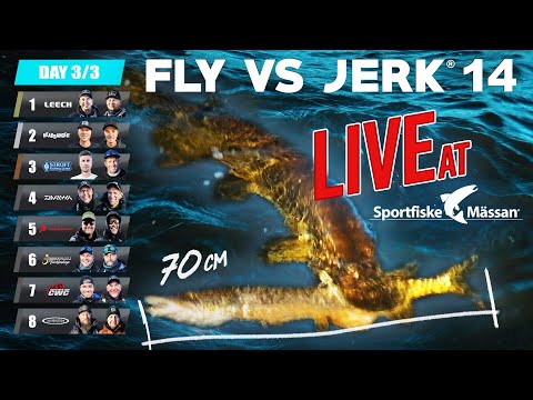 FLY VS JERK 14 - Episode 6 (LIVE from the Sportfishing Fair) March 17th 16.00