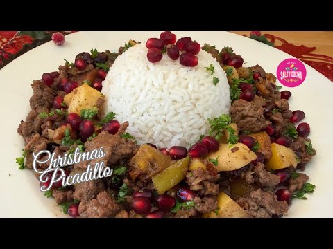 This Christmas Picadillo will bring joy and comfort to your Holiday gathering.