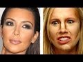 People Try Kim Kardashian Makeup For The First.