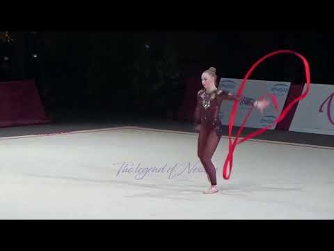 Alexandria KAUTZMAN (USA) ribbon - 2023 Grand Prix Thiais EF