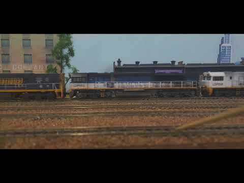 Ho scale Pacific National steel train.