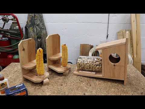 squirrel feeder corn cob style with measurements