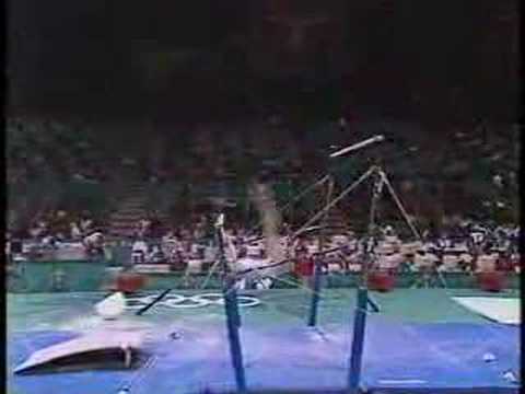 Lavinia Milosovici 1996 Olympics Compulsories Uneven Bars