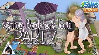 VISITING NEIGHBOR'S TOWN 🖤 PART 7 | The Sims FreePlay