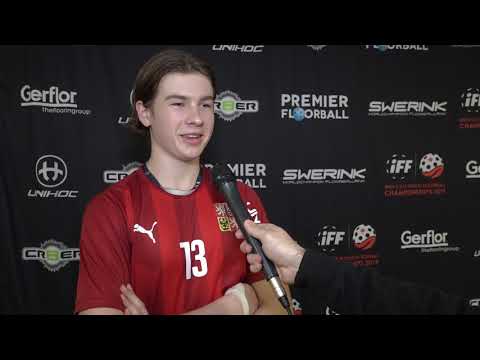 2019 Men's U19 WFC - Matej Havlas - CZE vs DEN - Postgame Interview