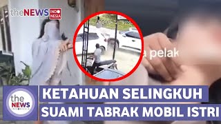Download lagu Viral! Husband Crashes into Wife's Car After Caught Cheating mp3