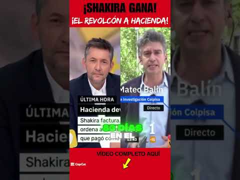 Khakira absuelta de fraude fiscal: Hacienda deberá devolver 60 millones más intereses.