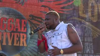 Gappy Ranks and the 7th Street Band Reggae on the River whole show Aug 5 2016