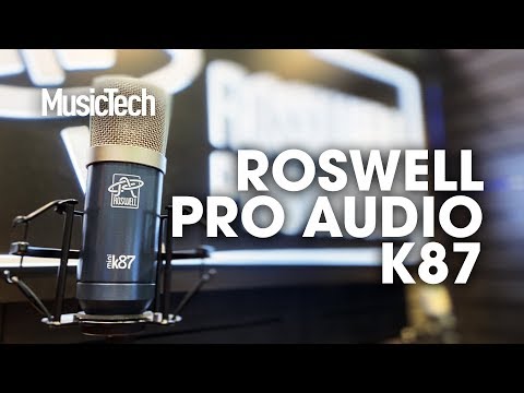 The Mini K87 is a tiny neutral mic from Roswell Pro Audio