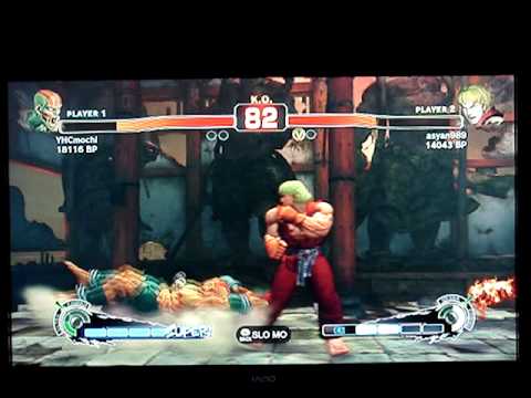 SSF4: YHCmochi (Dhalsim) vs Asyan (Ken) - Japanese XBL ranked