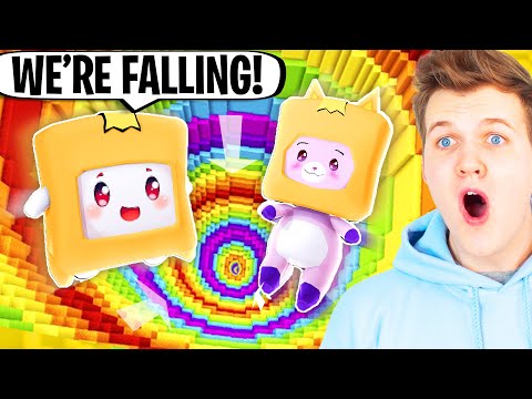 BOXY & FOXY vs. Rainbow Minecraft Dropper! MUST SEE!