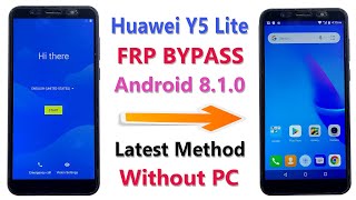 Huawei Y5 Lite (DRA-LX5) FRP Bypass 2024 | Google Account Bypass Huawei DRA-LX5 | Y5 Lite FRP Unlock