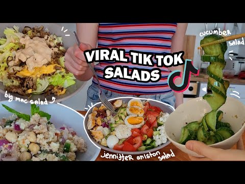 Testing Viral Tik Tok Salads and getting that summer bod