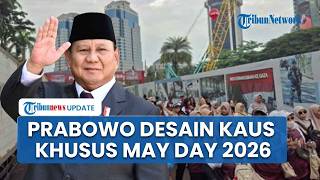 Prabowo Bersama Ratusan Ribu Buruh Hadiri May Day 2026 di Monas, RI 1 Berikan Hadiah Kaus & Payung