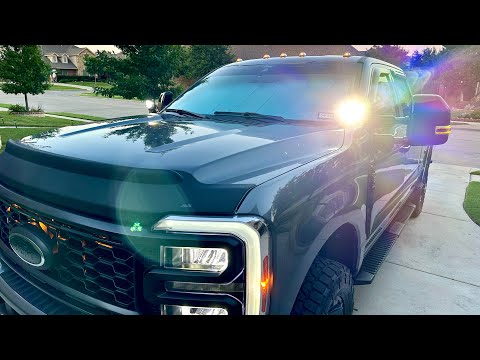 Installing Morimoto HXB ditch lights on the F250: How to wire to upfitter switches