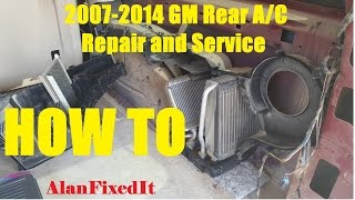 2007-2014 GM Rear AC Repair and Service - Expansion Valve