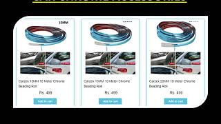 Buy CAR CHROME ACCESSORIES Online