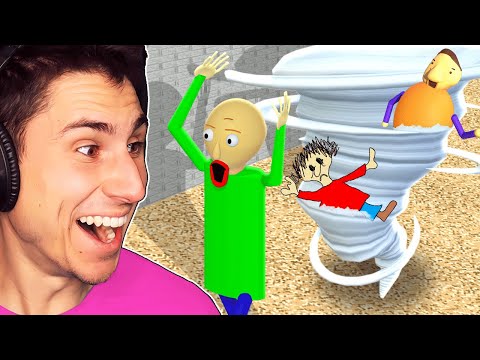 I Put A TORNADO In Baldi's Schoolhouse!