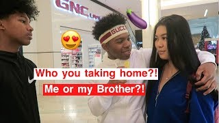 Who You Taking Home Me Or My Brother? PUBLIC INTERVIEW! *Got FREAKY