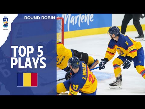 Хоккей Top plays Day 5: Romania | 2024 #MensWorlds 1A