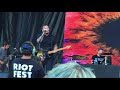 Thrice Live - Scavengers (first time played) - Riot Fest Chicago IL - 9/17/21