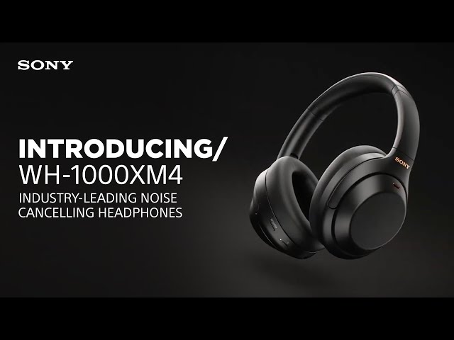 Video Teaser für Introducing the Sony WH-1000XM4 Wireless Noise Cancelling Headphones