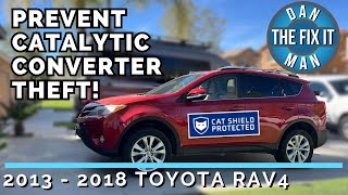 2013 - 2018 Toyota RAV4 FWD - STOP CATALYTIC CONVERTER THEFT! MillerCAT CAT SHIELD Protect your Cat!