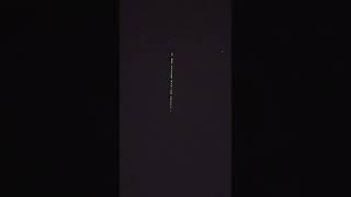 Starlink Satellite over my house