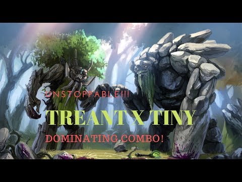 Tiny Unstoppable RAMPAGE! feat Treant Protector | Dota 2 Ranked Gameplay
