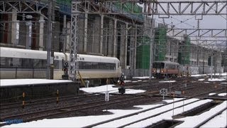 preview picture of video '【雪景色】JR西日本・糸魚川駅(北陸新幹線建設中) Itoigawa Station (JR West)'