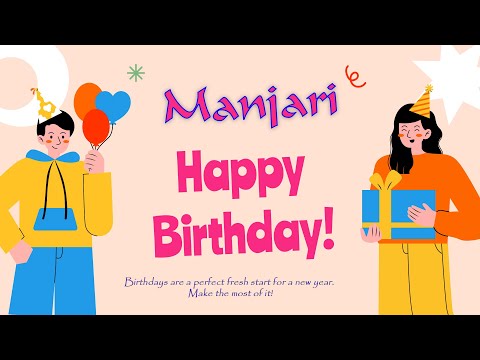 Happy Birthday to Manjari