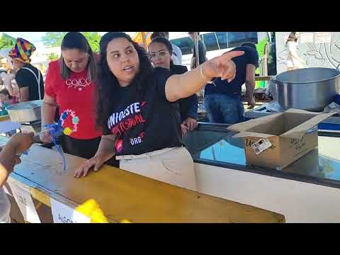 Festa das crianças na Praça de Capanema PR.