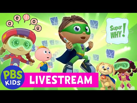 🟢 Super Why! FULL EPISODES LIVE | Read, Rhyme & Rescue with the Super Readers! 📚🦸 | PBS KIDS