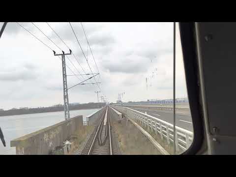 Im Führerstand über den Rügendamm